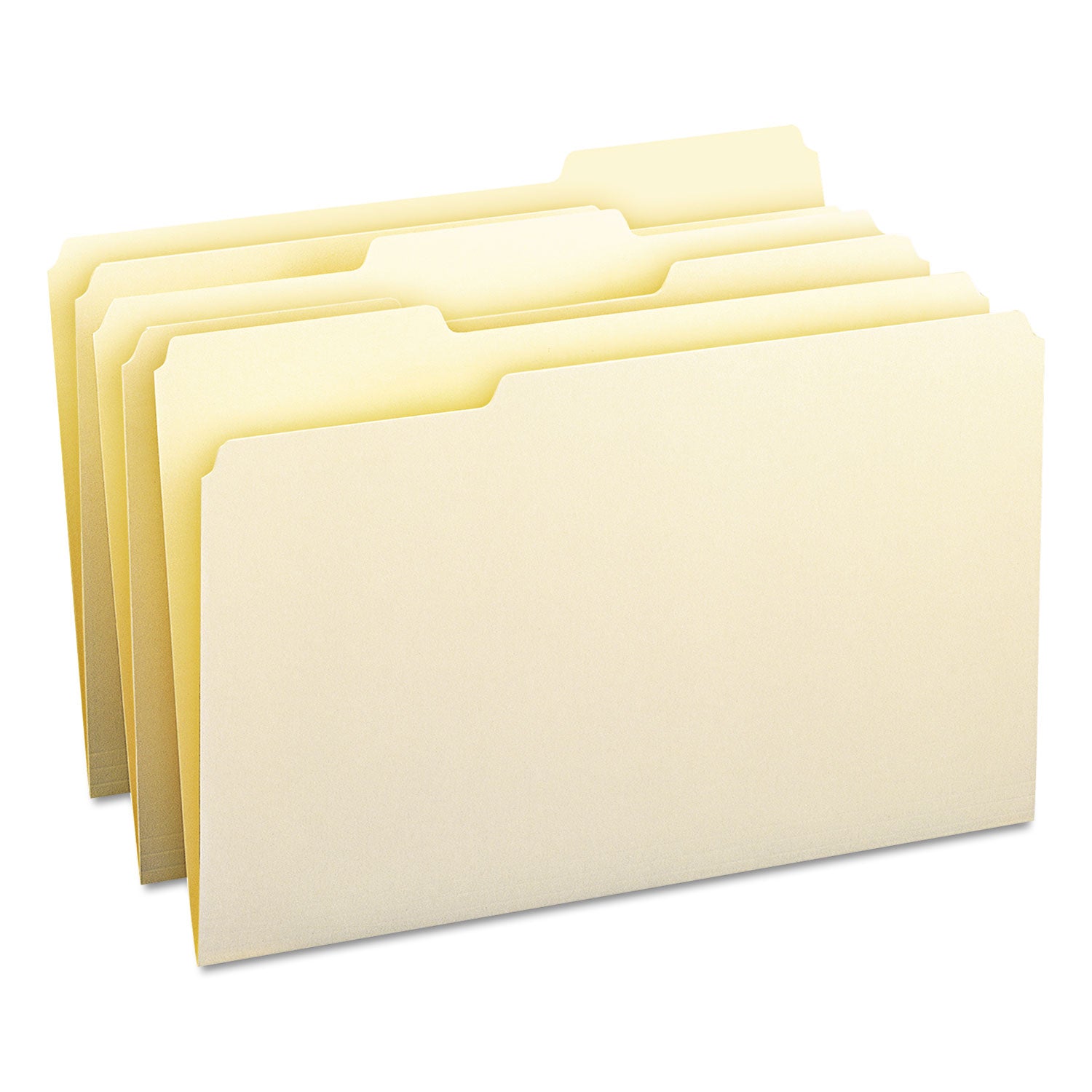 Manila File Folders, 1/3-Cut Tabs: Assorted, Legal Size, 0.75 ...