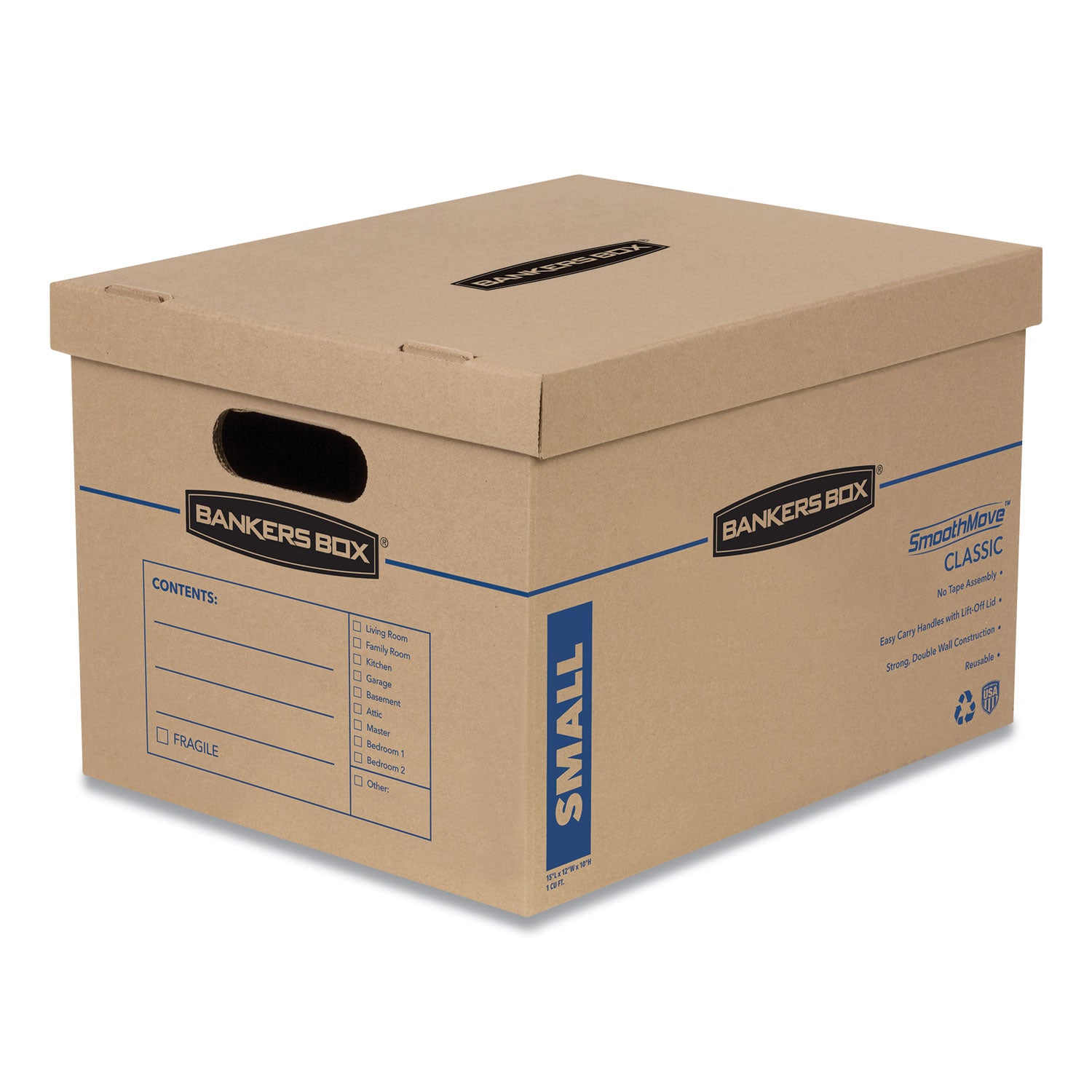 SmoothMove Classic Moving/Storage Boxes, Half Slotted Container (HSC ...