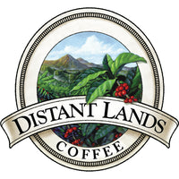 Distant Lands Coffee Brand Logo