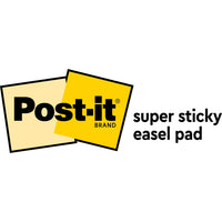 Post-it® Easel Pads Super Sticky Brand Logo