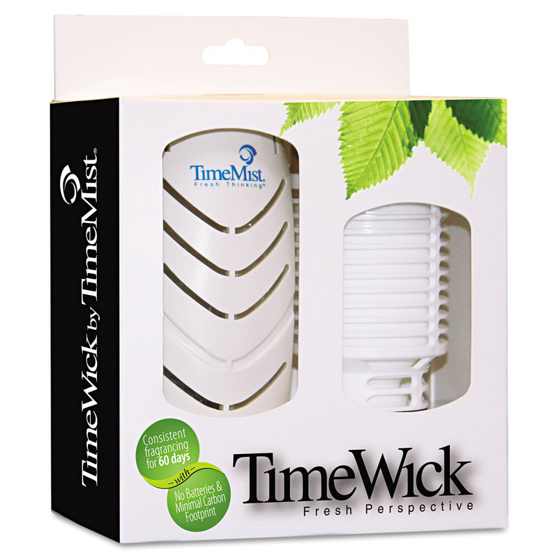 TimeMist TimeWick Automatic Dispenser, 2.25" x 3.25" x 5.75", White