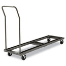 Alera Chair/Table Cart, Metal, 600 lb Capacity, 20.86" x 50.78" to 72.04" x 43.3", Black