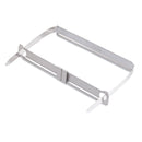 ACCO Standard Two-Piece Two-Prong Paper Fastener Base and Compressor Sets, 2" Capacity, 2.75" Center to Center, Silver, 50/Box