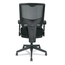 Alera Epoch Series Fabric Mesh Multifunction Chair, Supports Up to 275 lb, 17.63" to 22.44" Seat Height, Black