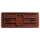 Alera Wood Folding Table, Rectangular, 71.88w x 29.88d x 29.13h, Mahogany