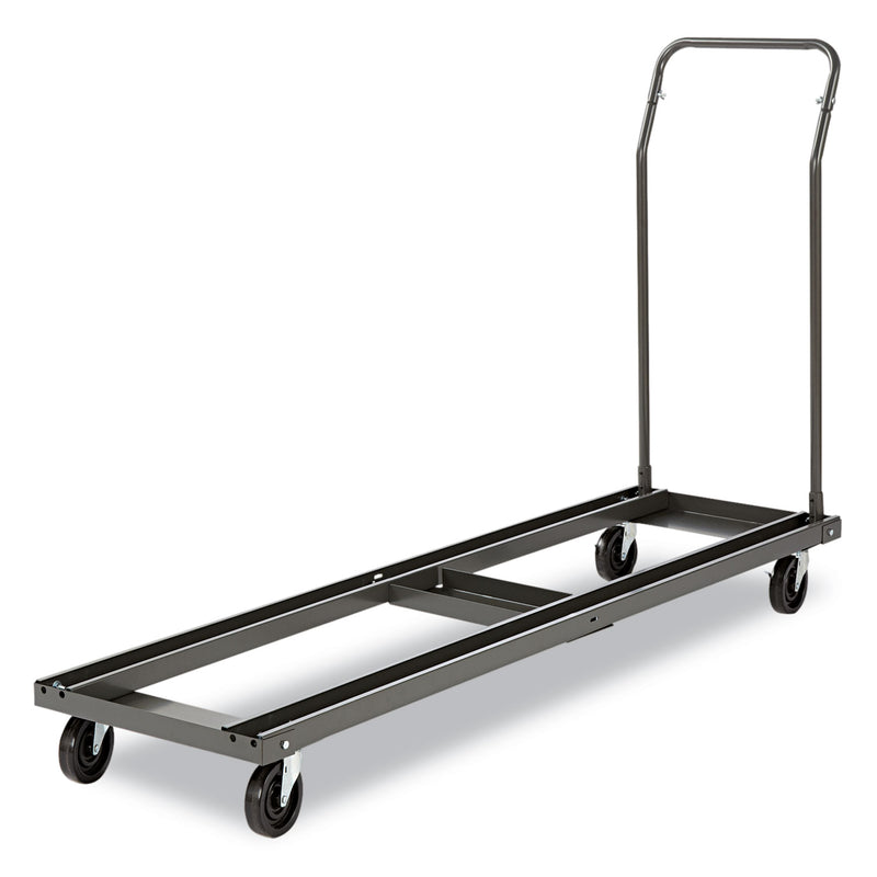 Alera Chair/Table Cart, Metal, 600 lb Capacity, 20.86" x 50.78" to 72.04" x 43.3", Black