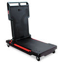 Rubbermaid Convertible Utility Cart, Plastic, 2 Shelves, 400 lb Capacity, 23.88" x 45.13" x 34.38", Black