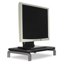 Kensington Monitor Stand with SmartFit, For 21" Monitors, 11.5" x 9" x 3", Black/Gray, Supports 80 lbs