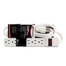 Innovera Power Strip, 6 Outlets, 6 ft Cord, Ivory