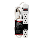 Innovera Power Strip, 6 Outlets, 6 ft Cord, Ivory