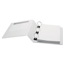 find It Gapless Loop Ring View Binder, 3 Rings, 5" Capacity, 11 x 8.5, White