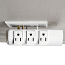 Innovera Wall Mount Surge Protector, 6 AC Outlets, 2,160 J, White