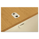 HON 38000 Series Double Pedestal Desk, 72" x 36" x 29.5", Harvest/Putty