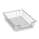 Fellowes Wire Desk Tray Organizer, 1 Section, Letter Size Files, 10" x 14.13" x 3", Black