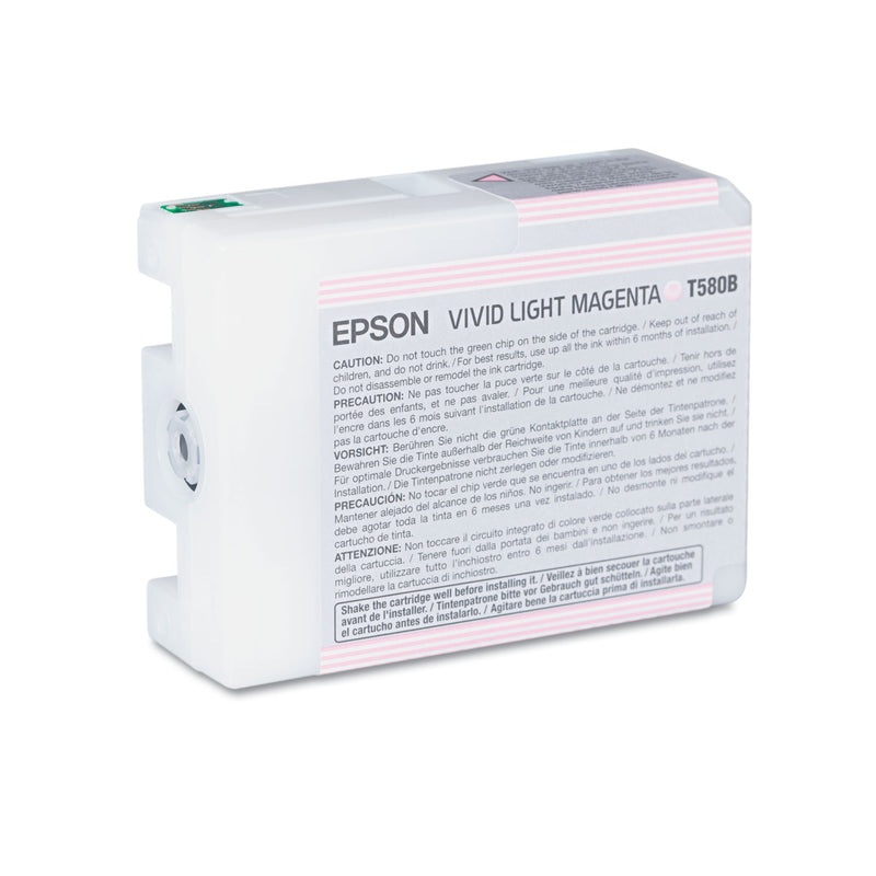 Epson T580B00 UltraChrome K3 Ink, Vivid Light Magenta
