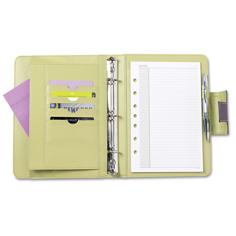 AT-A-GLANCE Terramo Refillable Planner, 8.5 x 5.5, Eggplant Cover, 12-Month (Jan to Dec): Undated