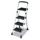Cosco Max Work Platform, 55" Working Height, 225 lb Capacity, 3 Steps, Steel, Black