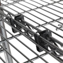 Alera Wire Shelving S Hooks, Metal, Silver, 4 Hooks/Pack