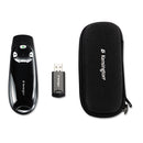 Kensington Wireless Presenter Pro with Green Laser, Class 2, 150 ft Range, Black