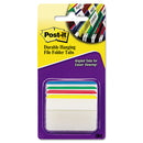 Post-it 2" Angled Tabs, Lined, 1/5-Cut, Assorted Primary Colors, 2" Wide, 24/Pack