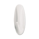 Command General Purpose Designer Hooks, Small/Medium, 3 lb Cap, White, 4 Hooks and 4 Strips/Pack