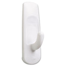 Command General Purpose Hooks, Medium, 3 lb Cap, White, 2 Hooks and 4 Strips/Pack