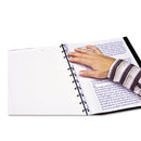 Blueline MiracleBind Notebook, 1 Subject, Medium/College Rule, Black Cover, 11 x 9.06, 75 Sheets