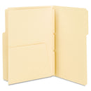 Smead Self-Adhesive Folder Dividers for Top/End Tab Folders with 5 1/2" Pockets, Letter Size, Manila, 25/Pack