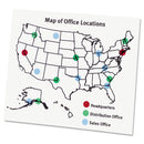 Avery Handwrite-Only Self-Adhesive "See Through" Removable Round Color Dots, 0.25" dia, Assorted, 216/Sheet, 4 Sheets/Pack, (5796)