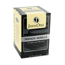 Java One Coffee Pods, French Vanilla, Single Cup, 14/Box