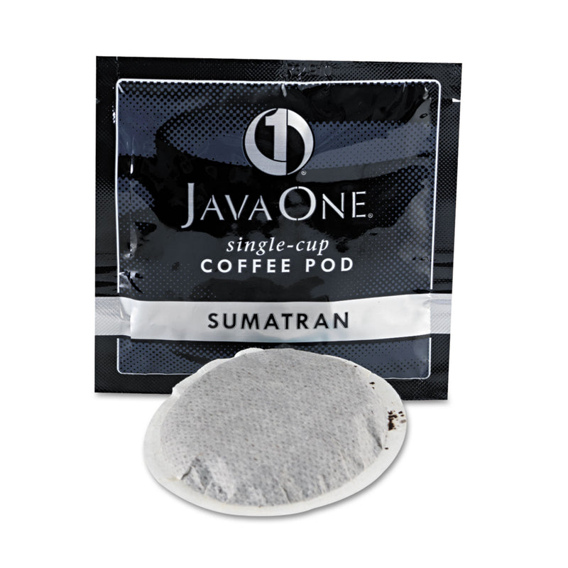 Java One Coffee Pods, Sumatra Mandheling, Single Cup, 14/Box