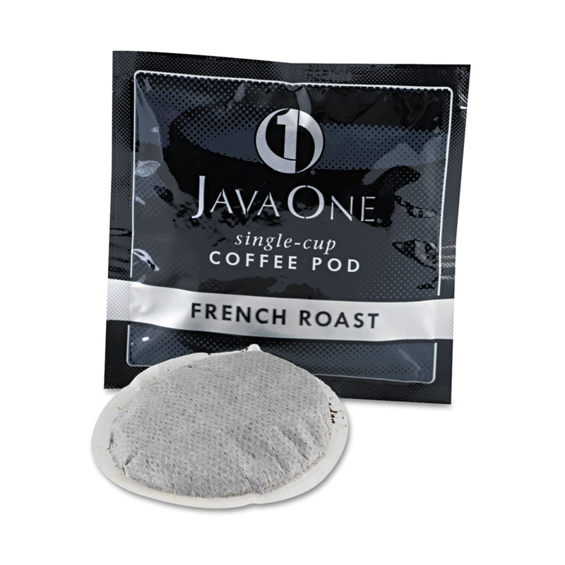 Java One Coffee Pods, French Roast, Single Cup, 14/Box