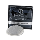 Java One Coffee Pods, French Vanilla, Single Cup, 14/Box