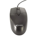 Innovera Mid-Size Optical Mouse, USB 2.0, Left/Right Hand Use, Black
