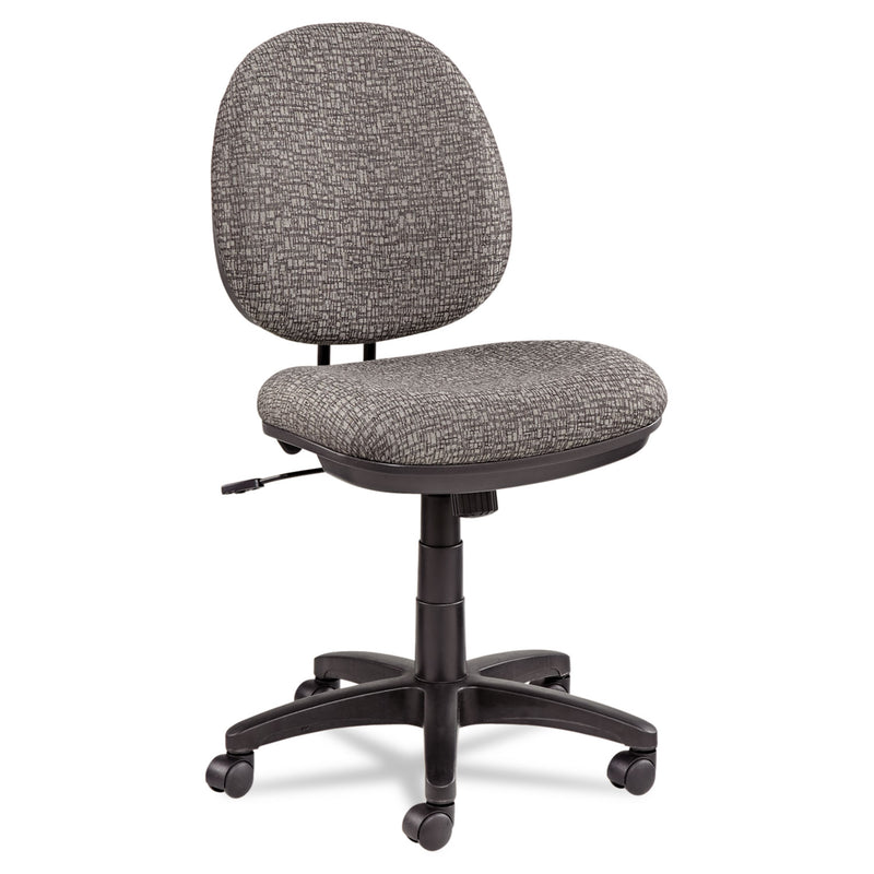 Alera Interval Series Swivel/Tilt Task Chair, Supports 275 lb, 18.11" to 23.22" Seat, Graphite Gray Seat/Back, Black Base