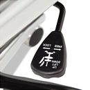 Alera Neratoli High-Back Slim Profile Chair, Faux Leather, 275 lb Cap, 17.32" to 21.25" Seat Height, White Seat/Back, Chrome