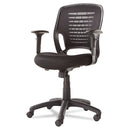 OIF Swivel/Tilt Mesh Task Chair, Supports Up to 250 lb, 17.71" to 21.65" Seat Height, Black