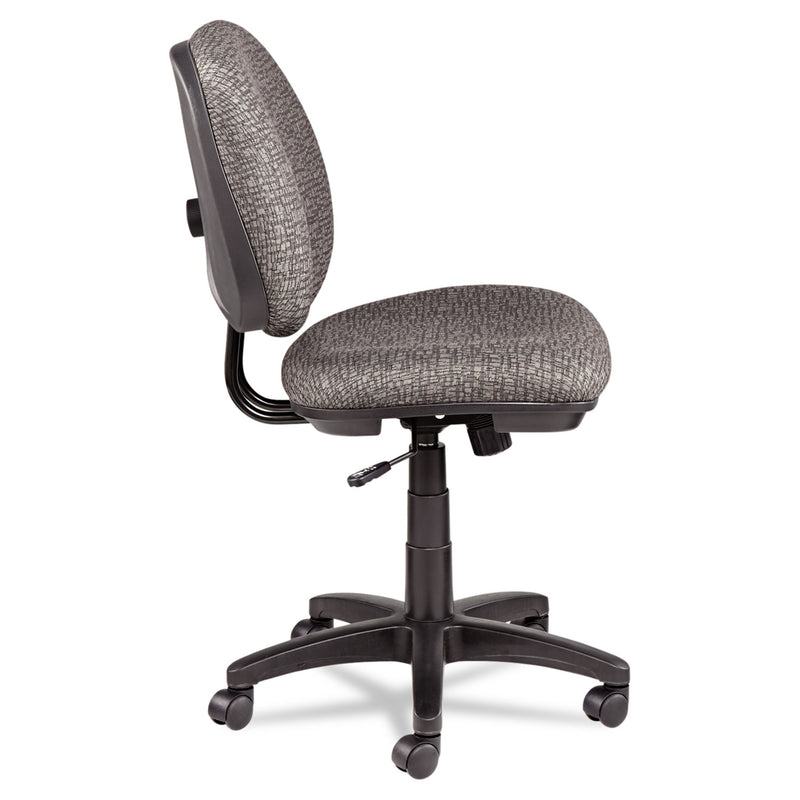 Alera Interval Series Swivel/Tilt Task Chair, Supports 275 lb, 18.11" to 23.22" Seat, Graphite Gray Seat/Back, Black Base