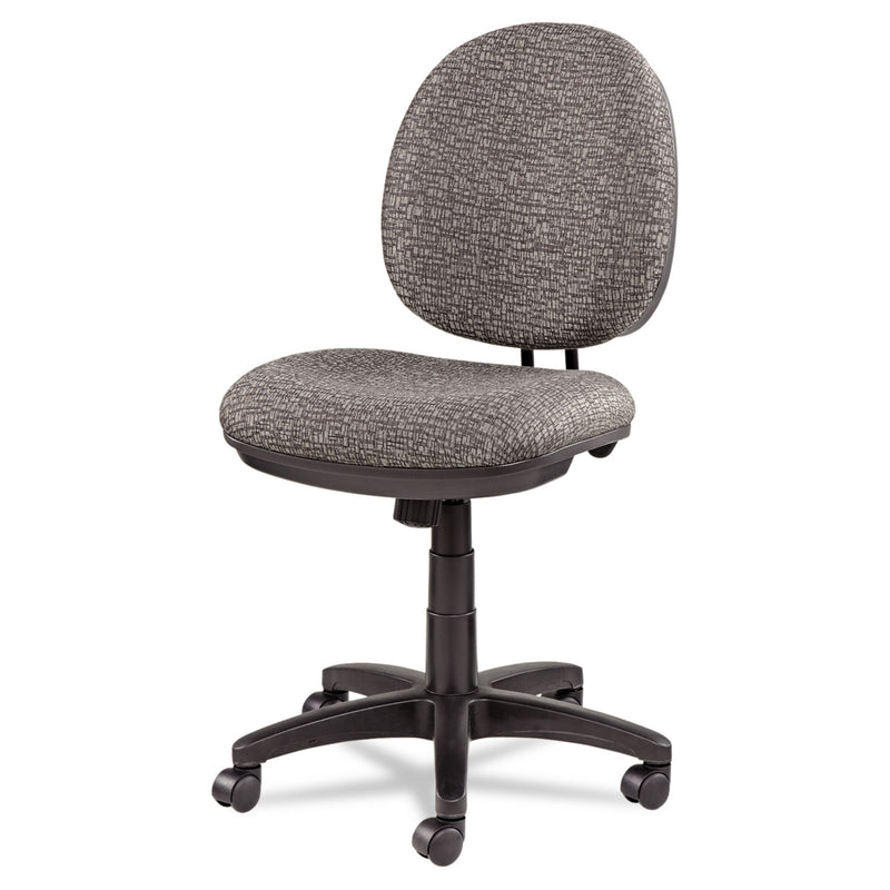 Alera Interval Series Swivel/Tilt Task Chair, Supports 275 lb, 18.11" to 23.22" Seat, Graphite Gray Seat/Back, Black Base