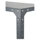 Safco Commercial Steel Shelving Unit, Six-Shelf, 36w x 24d x 75h, Dark Gray