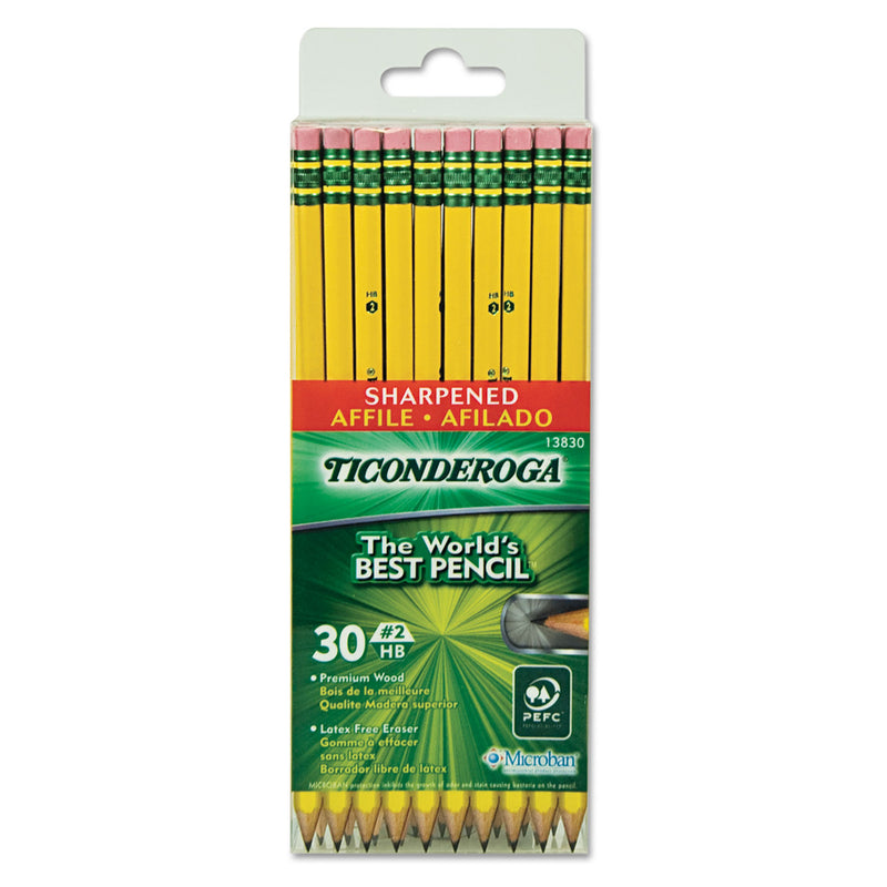 Ticonderoga Pre-Sharpened Pencil, HB (