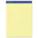 Ampad Perforated Writing Pads, Narrow Rule, 50 Canary-Yellow 8.5 x 11.75 Sheets, Dozen