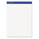 Ampad Perforated Writing Pads, Narrow Rule, 50 White 8.5 x 11.75 Sheets, Dozen