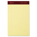 Ampad Gold Fibre Writing Pads, Narrow Rule, 50 Canary-Yellow 5 x 8 Sheets, 4/Pack