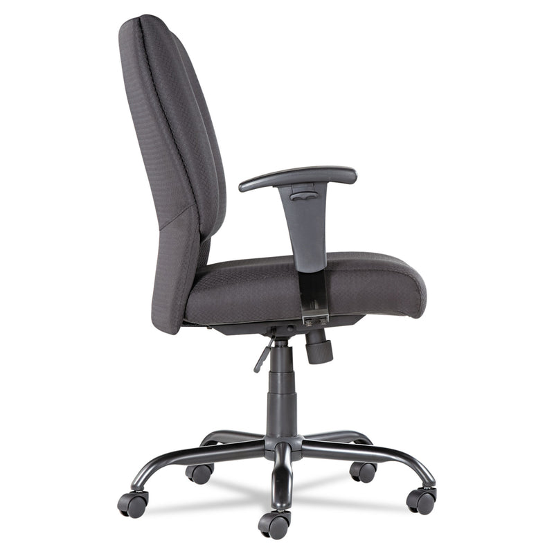 OIF Big/Tall Swivel/Tilt Mid-Back Chair, Supports Up to 450 lb, 19.29" to 23.22" Seat Height, Black