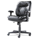 OIF Executive Swivel/Tilt Chair, Supports Up to 250 lb, 16.93" to 20.67" Seat Height, Black