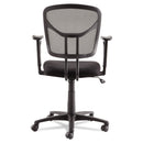 OIF Swivel/Tilt Mesh Task Chair with Adjustable Arms, Supports Up to 250 lb, 17.72" to 22.24" Seat Height, Black