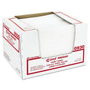 Chix Masslinn Shop Towels, 12 x 17, White, 100/Pack, 12 Packs/Carton