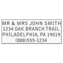 Trodat Printy Do It Yourself Self-Inking Message Stamp, 0.75" x 1.88", Black