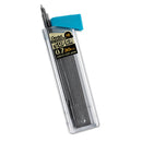Pentel Super Hi-Polymer Lead Refills, 0.7 mm, HB, Black, 30/Tube